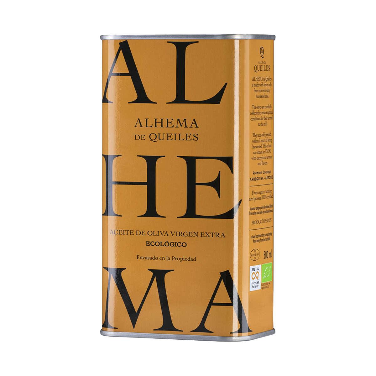 Alhema de Queiles – Bio-Olivenöl aus Navarra (3 L Kanister)